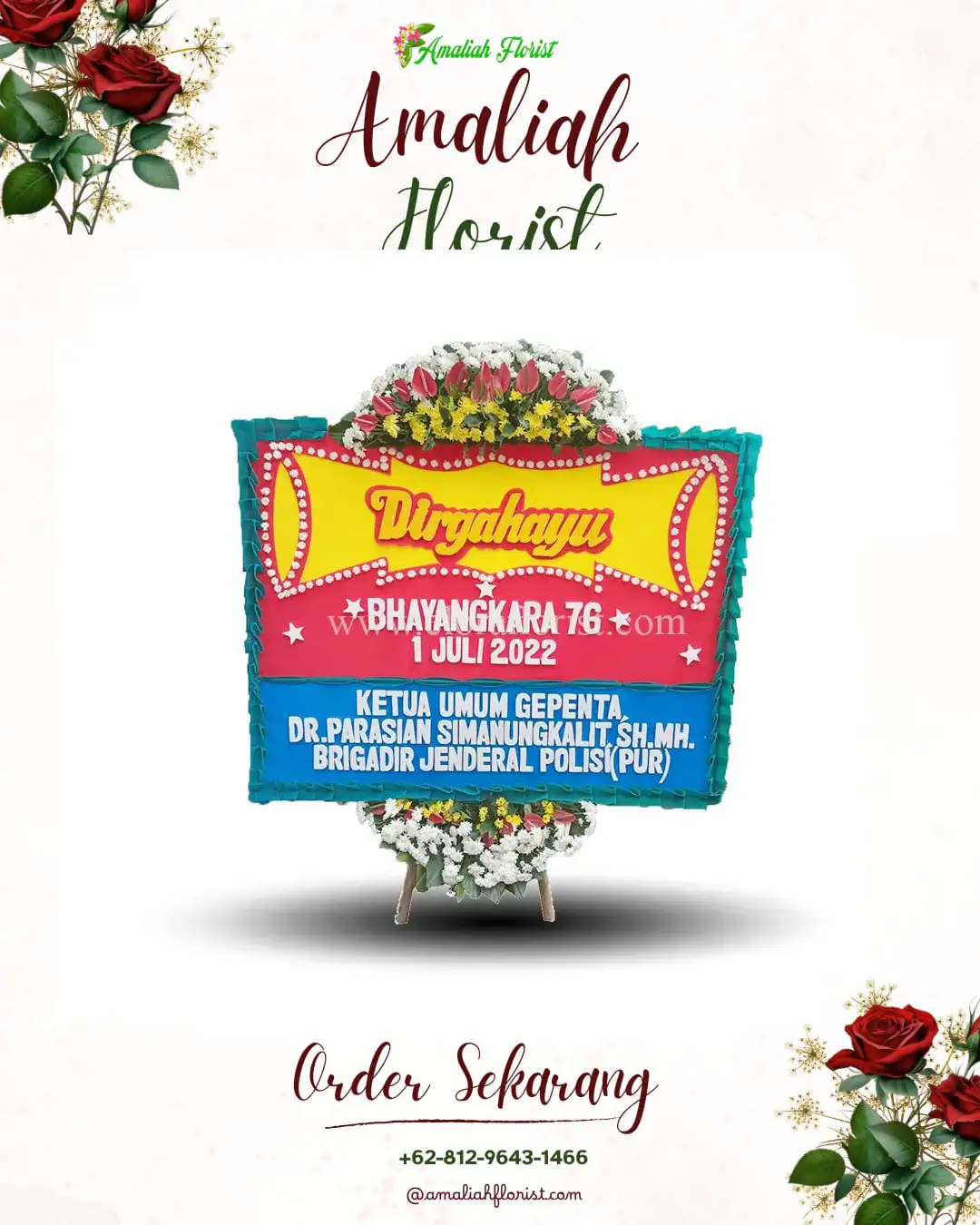 Papan Bunga HUT Ulang Tahun Sempalwadak